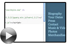 Thumbnail for #72: Building a Website (2 of 3): HTML/CSS Conversion