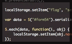 Thumbnail for #96: localStorage for Forms