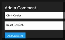 Thumbnail for #147: Starting a React-Powered Comment Form